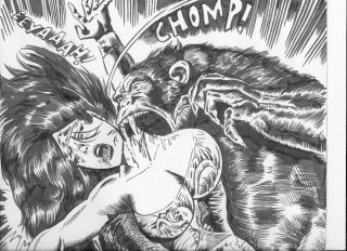 Ken Landgraf - The Great Ape Gargantua Chomped Down On My Throat - Wunda Peril