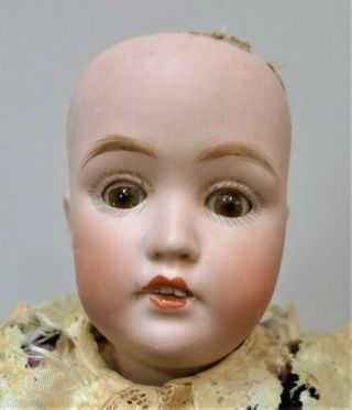 Antique J.  D.  Kestner Bisque Head 243 Jntd Compo Doll Period Clothes Size 11 
