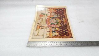 Vintage Old Poster Print Wall Picture Hindu God Badrinath & Others MP 3