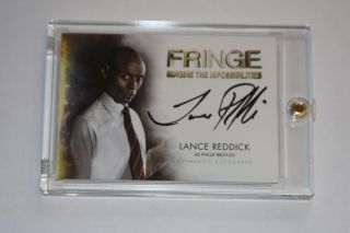 Fringe Season 1&2 Autograph Card A3 Lance Reddick As Phillip Broyles Cryptozoic