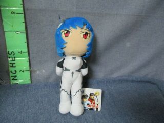 Authentic Neon Genesis Evangelion Japan Anime Plush Rei With Tag (missing Mouth)
