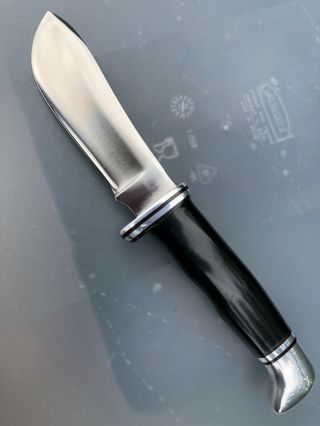 Vintage Pre Date Code 1961 - 67 Buck 103 Skinner Knife W Leather Sheath