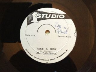 Studio 1 Al Campbell Take A Ride/ Alton Ellis Pearl Rare 12 "