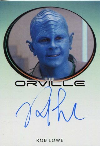 The Orville Season One Archive Box Exclusive Autograph Rob Lowe