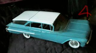 Vintage Tin/plastic Toy Car Made In Usa Mich.  1960 Chevy