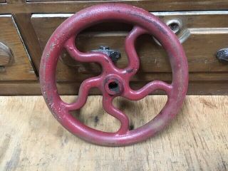 Flywheel Champion No 101 Post Drill Press Blacksmith Antique Wheel Table Base
