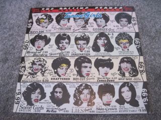 The Rolling Stones Some Girls 1978 Uncensored Rolling Stones Label Near