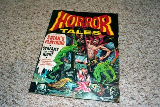Vintage Comic Book Horror Tales Vol.  1 7 Satan 