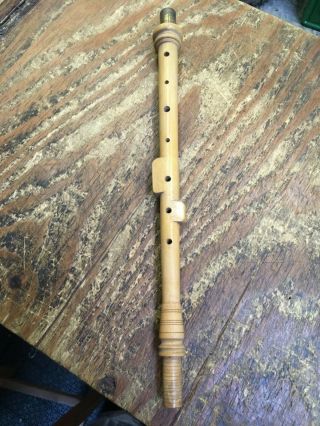 Vintage Irish Uilleann Pipes Chanter Unfinished Piece Sycamore Wood