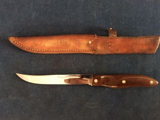 Vintage Cutco 62 Fillet Knife With Sheath
