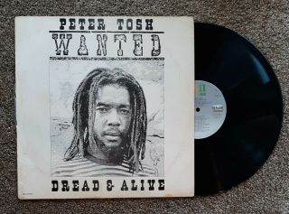 Peter Tosh Wanted Dread Or Alive Rolling Stone/emi