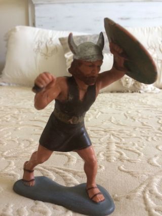 Vintage 1963 Louis Marx & Co.  Inc.  Vikings Toy Figurine