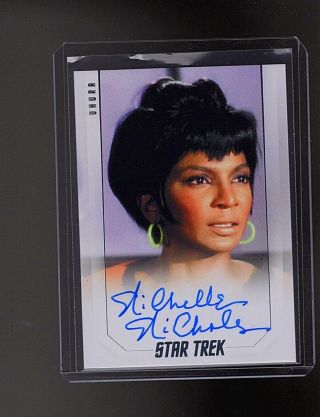 Star Trek Inflexions Nichelle Nichols 50th Anniversary Autographed Card 2