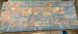 1955 Vintage Marx Roy Rogers Rodeo Ranch Box Only