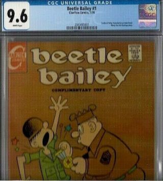 Beetle Bailey 1 Cgc 9.  6 White 1970 Cerebral Palsy Issue