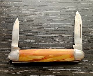 1944 - 55 Vintage Hammer Brand 2 Blade Pocket Knife - 2 3/4” Closed