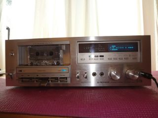 Vintage Pioneer Ct - F750 Cassette Deck,  Serviced,  120v/220v/240v