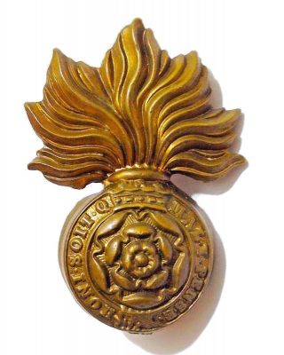 British Victorian Royal Fusiliers City Of London Regiment F.  S.  Cap Badge.