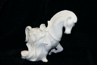 Vintage Ayners Tang Trojan Horse Ceramic Large Figurine 1979,  12” Long