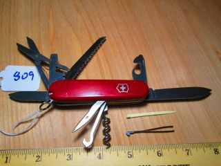 809 Red Victorinox Swiss Army Huntsman Knife