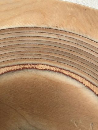 Design Eeros Saarinen Mid Century Hand Crafted Birch Wood Tray Findland 15 7/8” 3