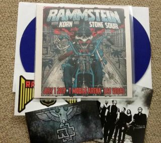 Rammstein - T Mobile Arena - Las Vegas 2017,  X2 7 " Eps (blue) Limited To 5