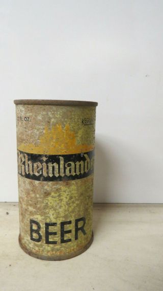 Rheingold Extra Dry Lager Beer Flat Top Beer Can.  Orange,  Nj.