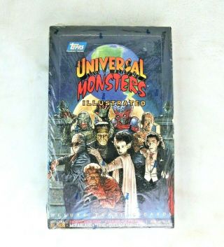 1994 Topps Universal Monsters Illustrated Deluxe Trading Cards Factory Read
