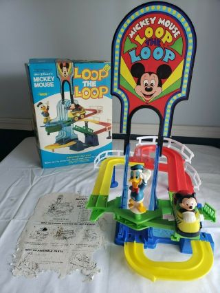 Rare Vintage Walt Disney Mickey Mouse Loop The Loop Game