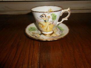 Vintage Taylor And Kent Dainty Miss Teacup And Saucer