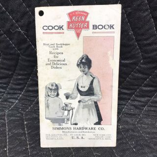 Old Keen Kutter Meat & Food Chopper Cookbook