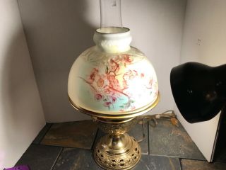 Antique B & H Bradley & Hubbard Electrified Brass Table Lamp Perfectly
