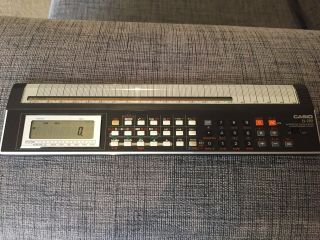 Vintage Casio Fx - 190 Scientific Calculator And Electronic Scale 1983