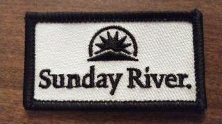 Sunday River Ski Area Maine Mountain Resort Embroidered Logo Patch