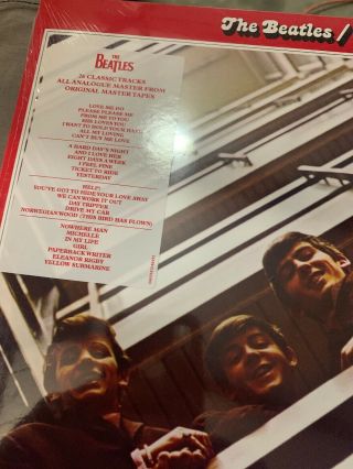 The Beatles 1962 - 1966 Red Album 180g Gatefold 26 Classic Song Vinyl 2 LPs 2014 A 2