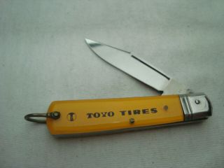 Toyo Tires Vintage Stainless Steel Pocket Folding Knife 7