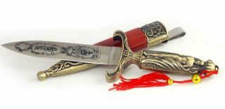 Ornate Greek Ritual Athame Gothic Wiccan Pagan Witchcraft Altar Supply Ra176