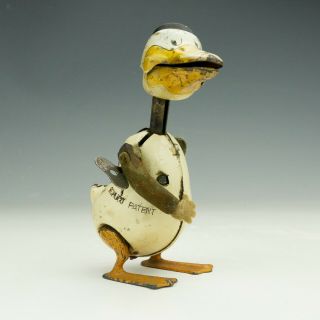 Vintage Schuco Toys - Pre - War Tin Plate Donald Duck Automaton - Unusual