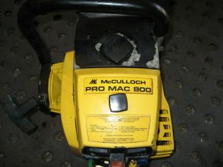 Vintage Mcculloch Pro Mac 800 Chainsaw