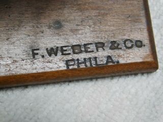 Vintage rare 1900 ' s F.  WEBER & CO.  PHILA.  drawing drafting layout tool 2