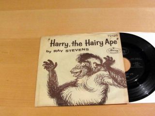 RAY STEVENS Harry The Harry Ape 45 W/Pic Sleeve MERCURY 72125 NM - 2