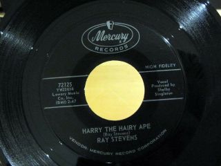 RAY STEVENS Harry The Harry Ape 45 W/Pic Sleeve MERCURY 72125 NM - 3