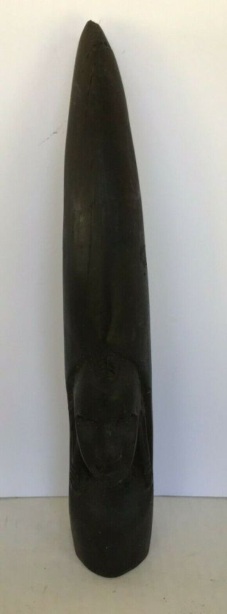 11 African Hand Carved Rustic Wooden Sculpture Statue Figurine Spear Shape