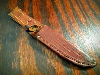 Vintage Case Xx Leather Folding Knife Sheath W/belt Loop