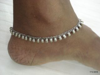 Vintage Anklet Antique Anklet Tribal Old Silver Anklet Feet Bracelet Ankle Chain