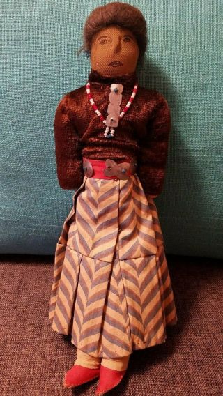 Traditional Antique Navajo Doll Native American Indian