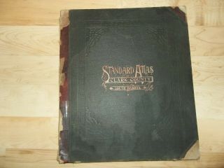 Clark County South Dakota 1911 Atlas Maps Genealogy History 1st Ed Vintage