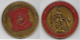 Fallujah Fire Department Oif Military Challenge Coin