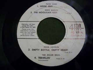 RARE 4 Star Label Promo 45 rpm 10 