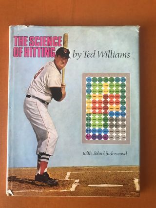 Vintage Ted Williams The Science Of Hitting Hardcover 1971 First Edition